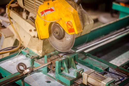 Monel 400 welded tube cutting