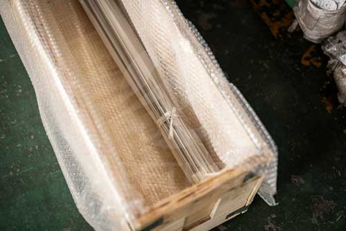 Inconel 693 capillary tube in wooden case