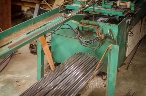 Monel 400 welded tube cut