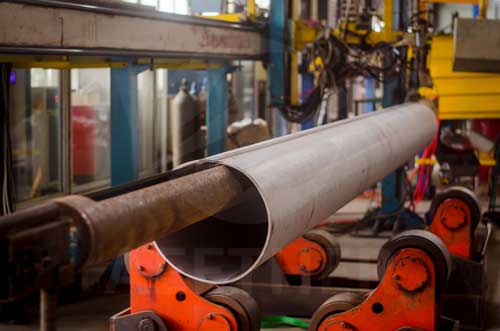 Monel 400 welded tube inspection