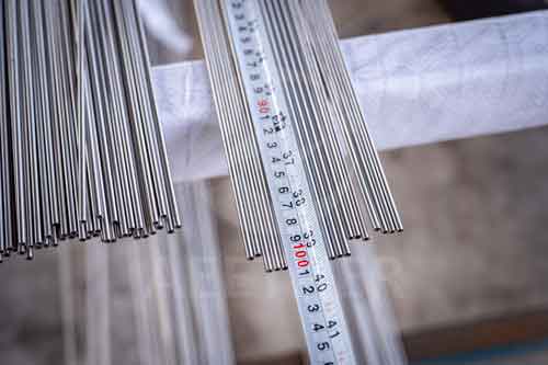 Inconel 693 capillary tube length inspection
