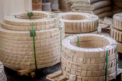 Incoloy 903 strip packed on the pallet