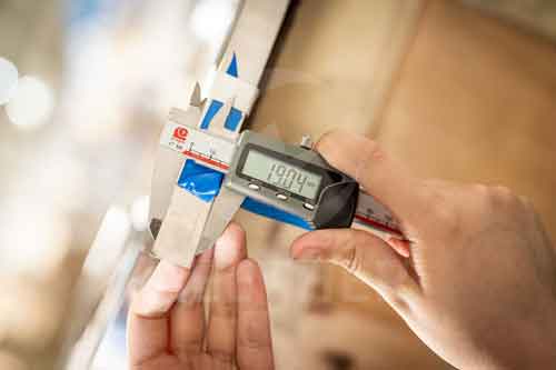 Incoloy 903 strip width inspection