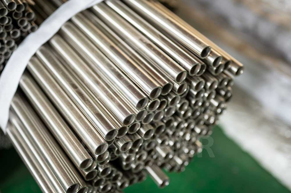 photo of nickel alloy pipes