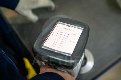 stellite 694 PMI test