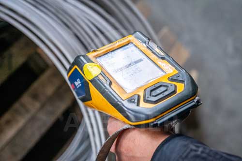Monel R-405 wire PMI inspection